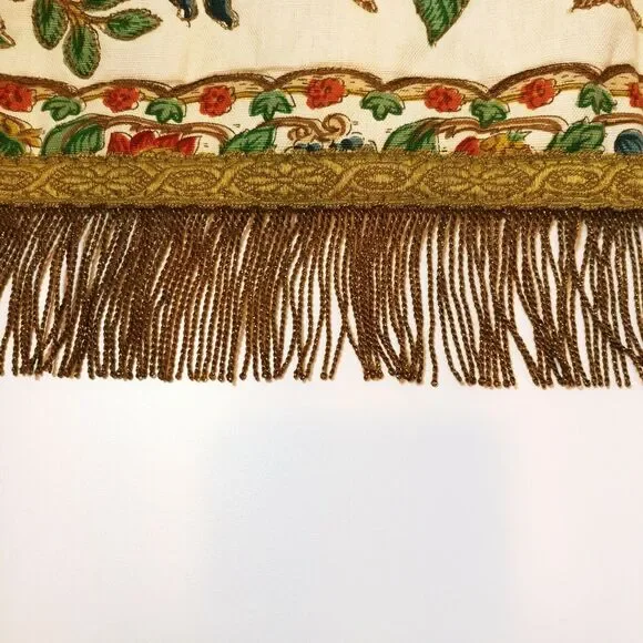 Large Wall Hanging Tapestry 15 Century French 26 x 22 Gorgeous detail Stunning - Picture 12 of 12